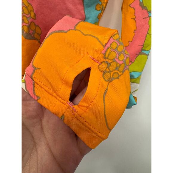 Trina Turk Large NWT Playa De Flor Half Zip Long Sleeve Rash Guard Paddle Suit - Picture 8 of 10